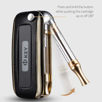 Photo of Black H-Key Mini Box Battery 650mah Vape Variable Voltage