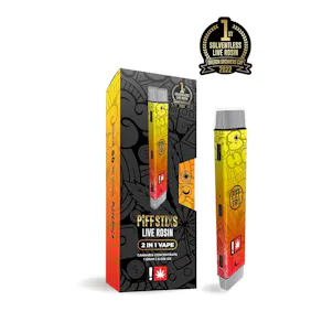 Photo of 2 in 1 Vape: CHEETOS (SATIVA) BANANA PUNCH (INDICA)