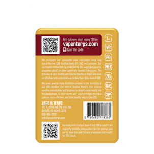 Photo of 500MG GSC (f.k.a. Girl Scout Cookies) CBD VAPE CARTRIDGE