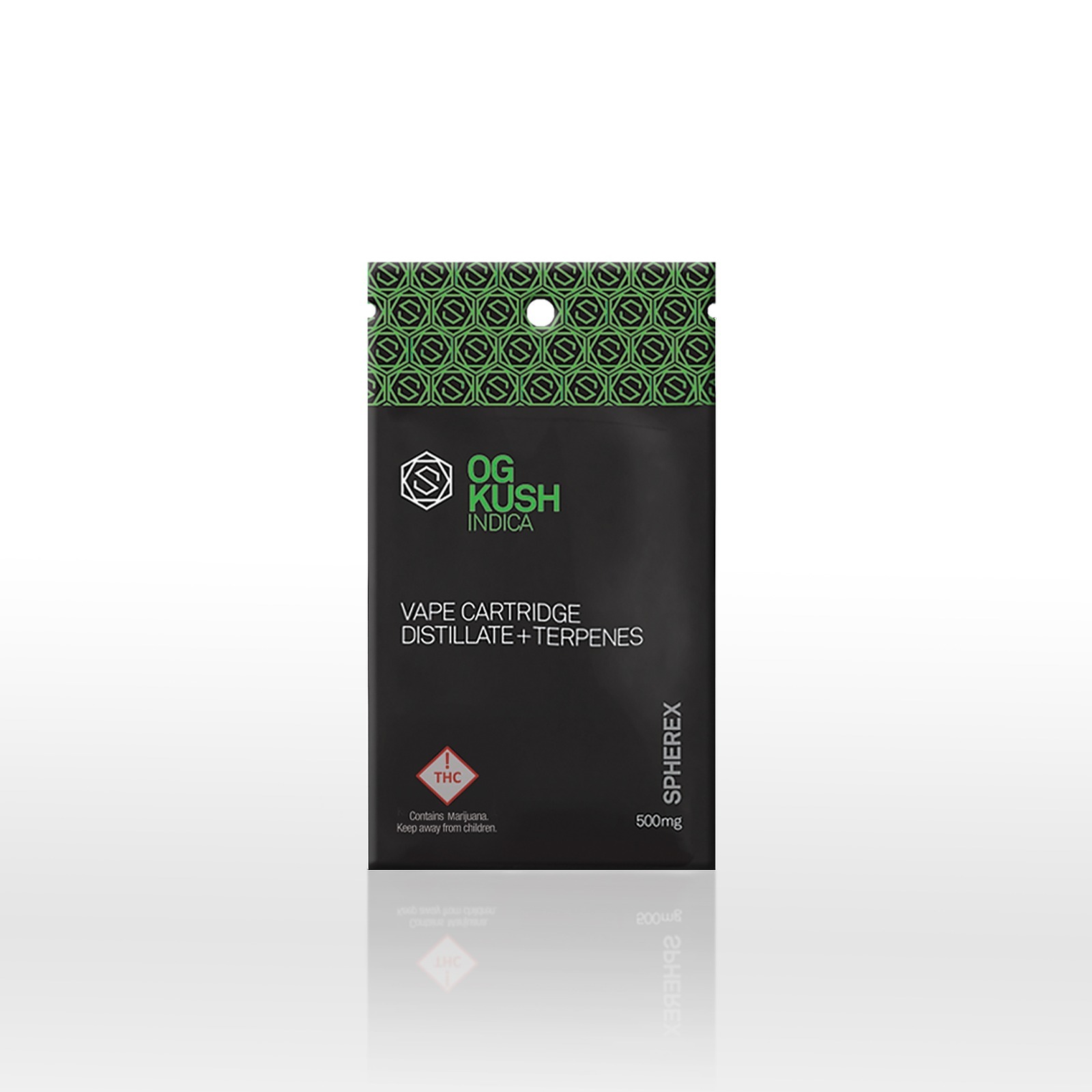 Spherex: OG KUSH 500mg Vape Cartridge | Leafly