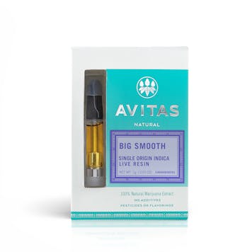 Photo of Big Smooth Live Resin Cartridge 1g