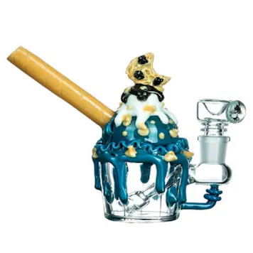 Photo of 6" Cookie Monster Sundae Mini Bong