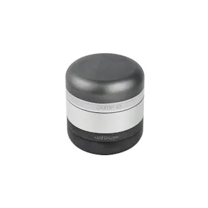 Photo of Kannastör® GR8TR® V2 Series Grinder in Matte Silver (Easy Change Screen/Chamber not included)