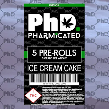 Photo of PhD 5 -1g Pre - Roll - Ice Cream Cake