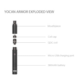 Photo of Yocan Armor Vaporizer Pen Black Version