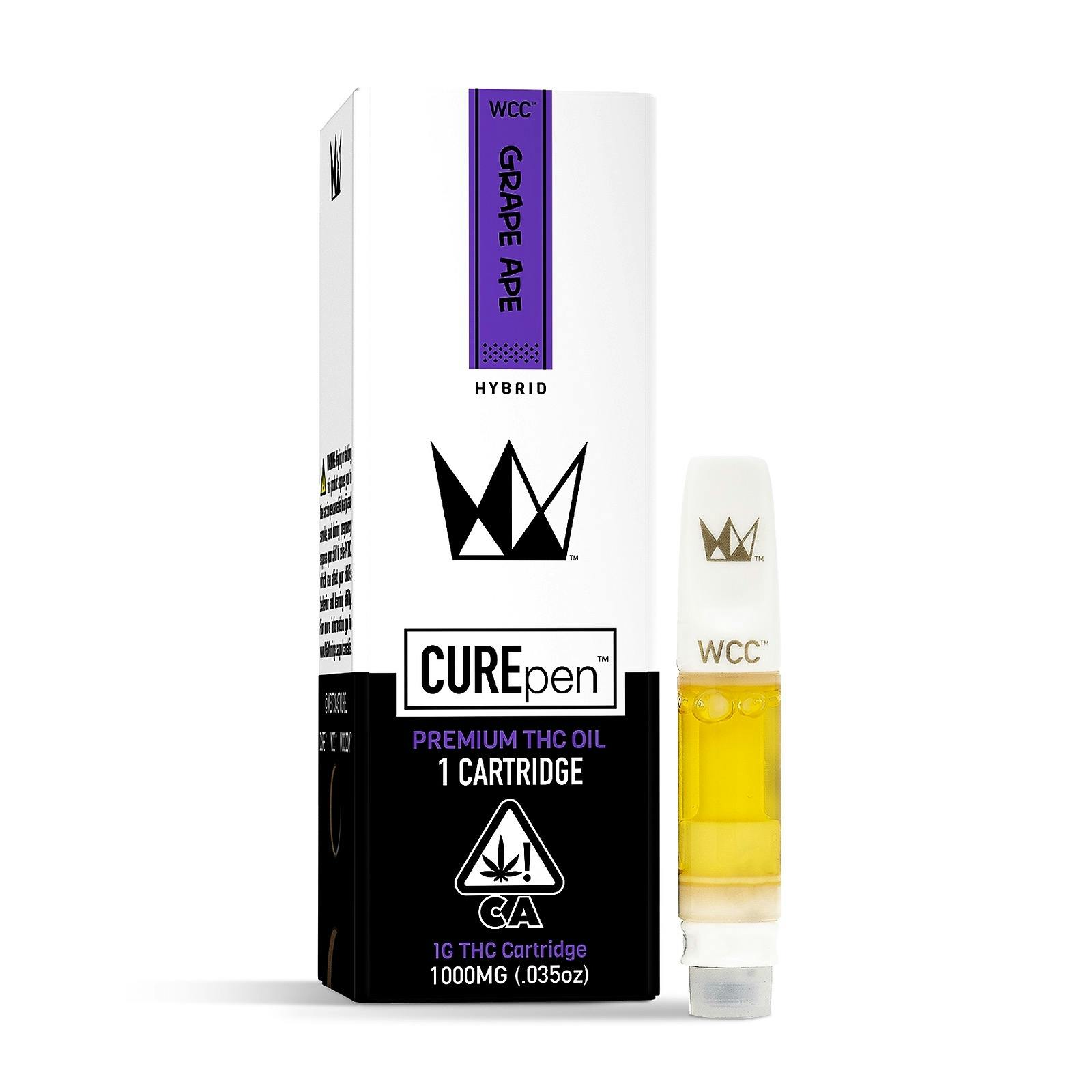 West Coast Cure Grape Ape CUREpen Cartridge 1g Leafly