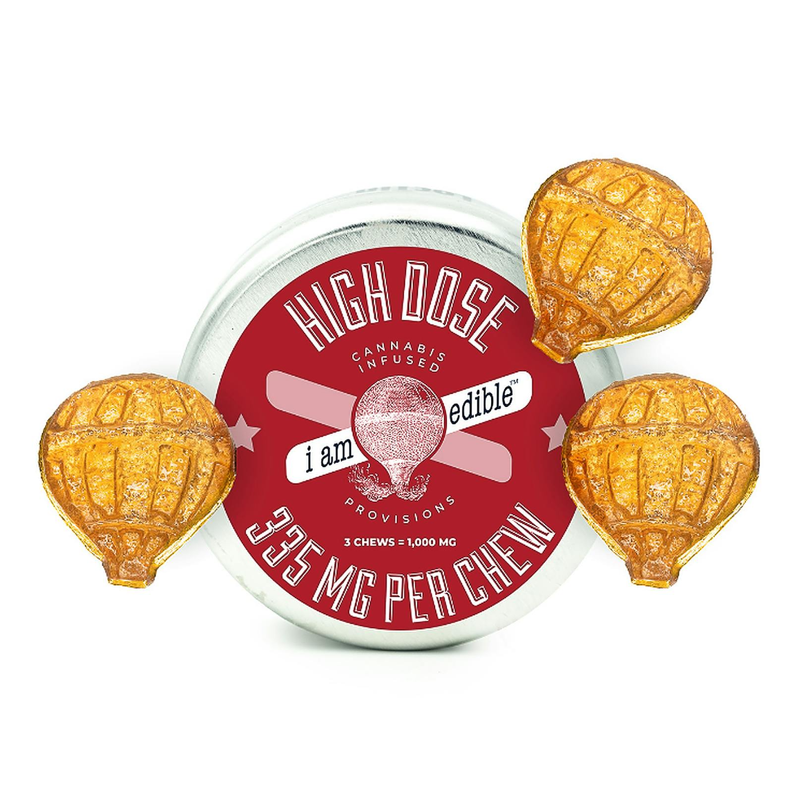 i am edible Fruit Chew HighDose Watermelon 3Pack Leafly