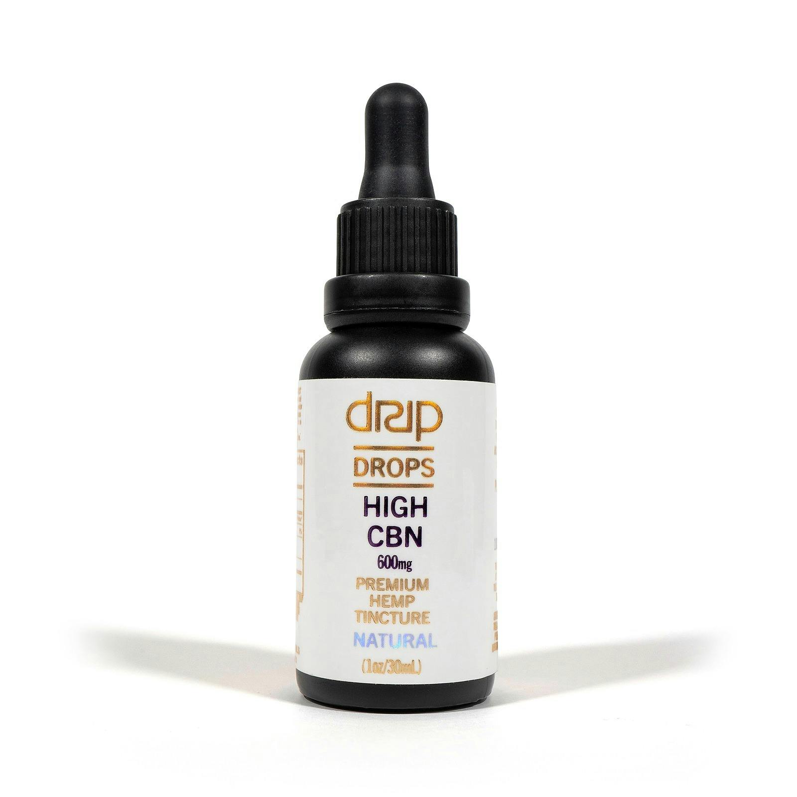 DRIP Oils + Extracts DRIP DROPS High CBN Natural 600mg Leafly