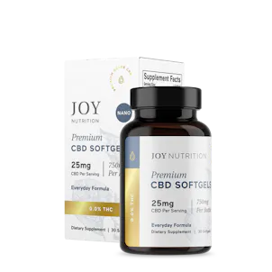 Photo of 25mg CBD Softgels