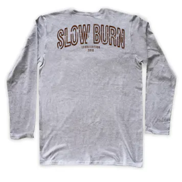 Photo of H.S. LEAF / SLOW BURN , UNISEX LONG SLEEVE CREW NECK TEE