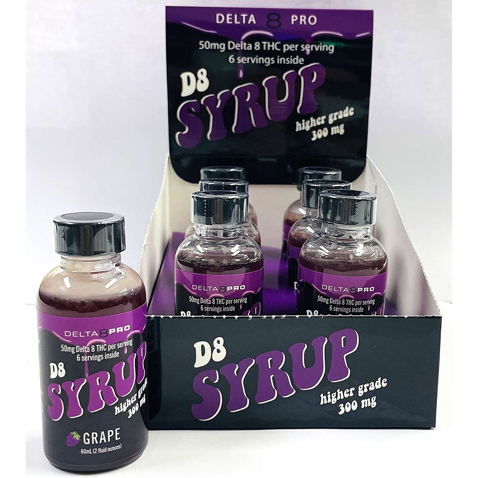 Delta 8 Pro: Delta-8 THC Syrup 300mg - Grape | Leafly