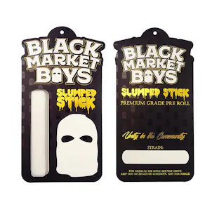 Photo of 10 Black Market Boys XL Premium Shatter Labels Pre-roll Tube Plastic Blister Packaging Childproof Ch