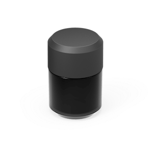 Photo of 3oz. Black Glass Jar
