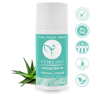 Photo of 1000mg CBD/Aloe Lotion | 0% THC | Unscented | Powerful Healing with Aloe, Rosemary & Coconut