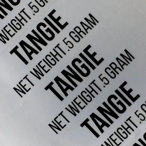 Photo of 100 Tangie Medical Marijuana Stickers By Shatter Labels RX Strain Flavors for 1.0G STS-029