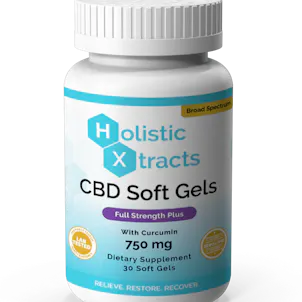 Photo of HX CBD Soft Gels 750 Mg Curcumin