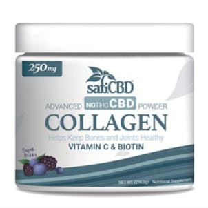Photo of Collagen Powder With Vitamin C & Biotin. 250 mg CBD