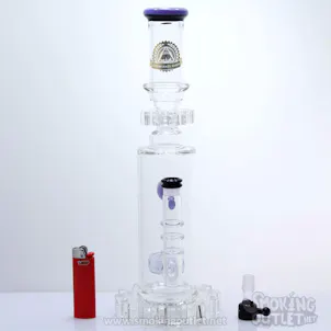 Photo of 13" Dynamo Gearhead: Fidget Spinner Water Pipe by Illuminati Glass