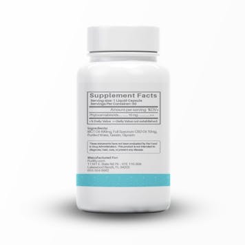 Photo of CBD SoftGel 10mg Capsules