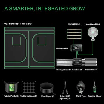 Photo of VIVOSUN Smart Grow Tent Kit GIY-SGS-84 Lite 8x4