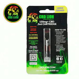 Photo of 150mg Lemon Squeeze CBD Disposable Cartridge