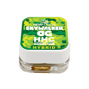 Photo of Hemp Living HHC Dab Wax 1g Jar - Skywalker OG 940mg