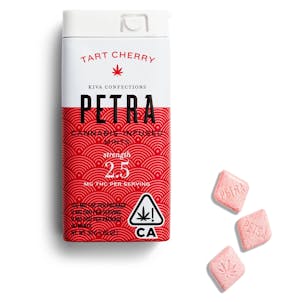 Photo of 2.5mg Petra 'Tart Cherry' Mints 100mg THC total