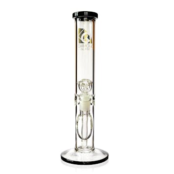 Photo of 14" Straight Tube Bong w/ Ice Pinch, by Diamond Glass