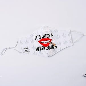 Photo of AllStuff420 White Weed Cough Lips Mask