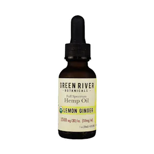 Photo of Certified Organic Hemp Oil - Lemon Ginger
