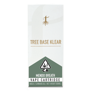 Photo of TREE BASE KLEAR Mendo Breath Vape Cartridge 500mg