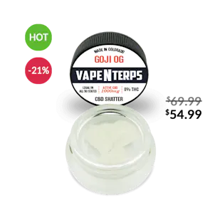 Photo of 1000MG GOJI OG CBD SHATTER