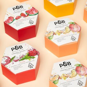 Photo of Pineapple Ginger Solventless Hash Gummies