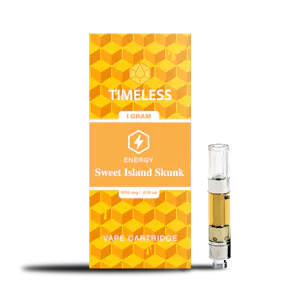 Photo of Timeless Sweet Island Skunk 1000mg Vape Cartridge (Energy)