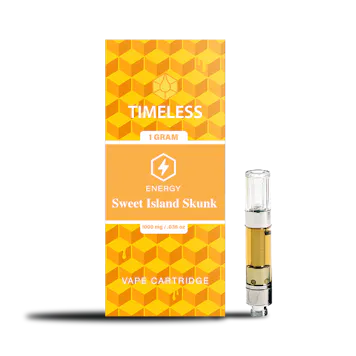 Photo of Timeless Sweet Island Skunk 1000mg Vape Cartridge (Energy)