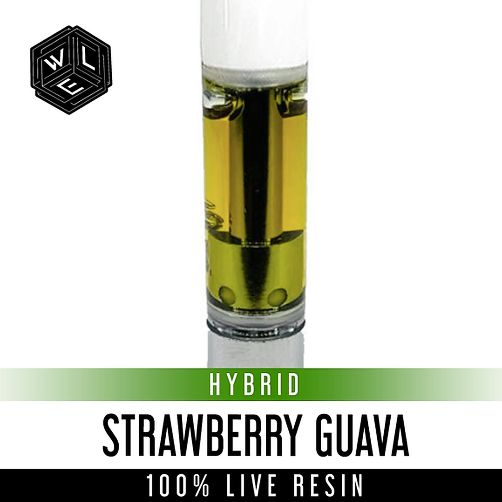 White Label Extracts Strawberry Guava 100 Live Resin Cartridge 1g