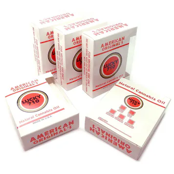 Photo of 25 American Original's Lucky 710 CBD Display Concentrate Packaging Boxes VB-011