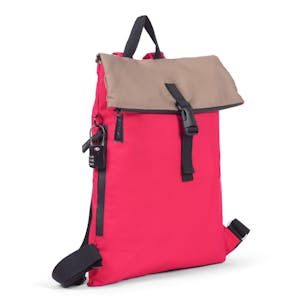 Photo of Red Block - Backpack with Lockable Smell Proof Pocket