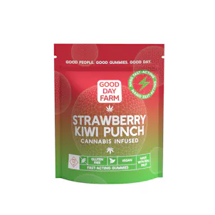 Photo of Good Day Farm: Strawberry Kiwi Punch | NANO Gummies | 20pk | 100mg