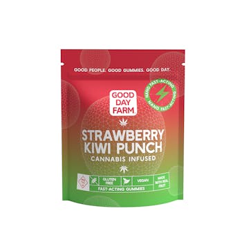 GDF: Fast-Acting Gummies | Strawberry Kiwi Punch | 100mg | 10pk