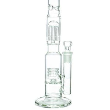 Photo of "Barrel to Tree Perc" Straight Tube Bong