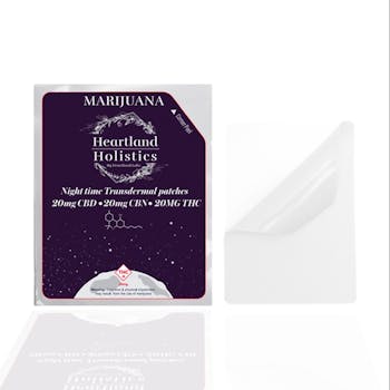 Heartland Holistics: Patch | Night Time Transdermal 1:1:1 | 20mg THC : 20mg CBD : 20mg CBN