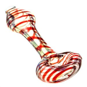 Photo of 3.5" Full Spiral Fumed Mini Spoon Pipe