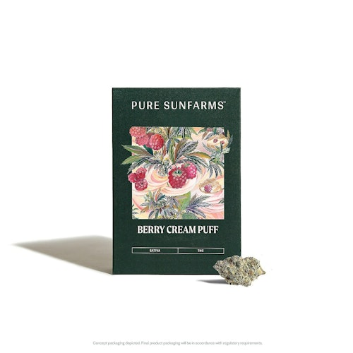 Pure Sunfarms Berry Cream Puff Leafly