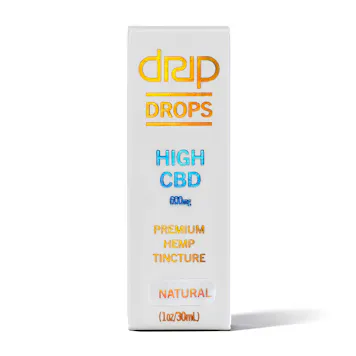 Photo of DRIP DROPS High CBD Vanilla 600mg