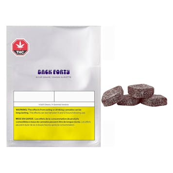 Photo of Sour Grape Soft Chews - 4 Pk 4x2.5 mg Net Weight 20 g