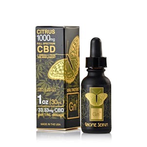 Product image for Tincture Citrus Flavor 1oz 1000mg CBD