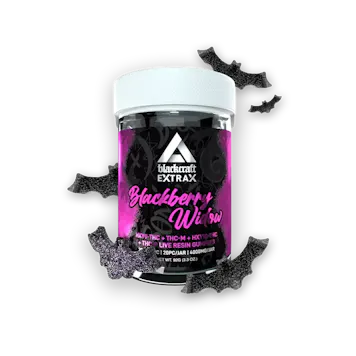 Photo of Blackberry Widow | THCP + THCM 4000mg Live Resin Gummies
