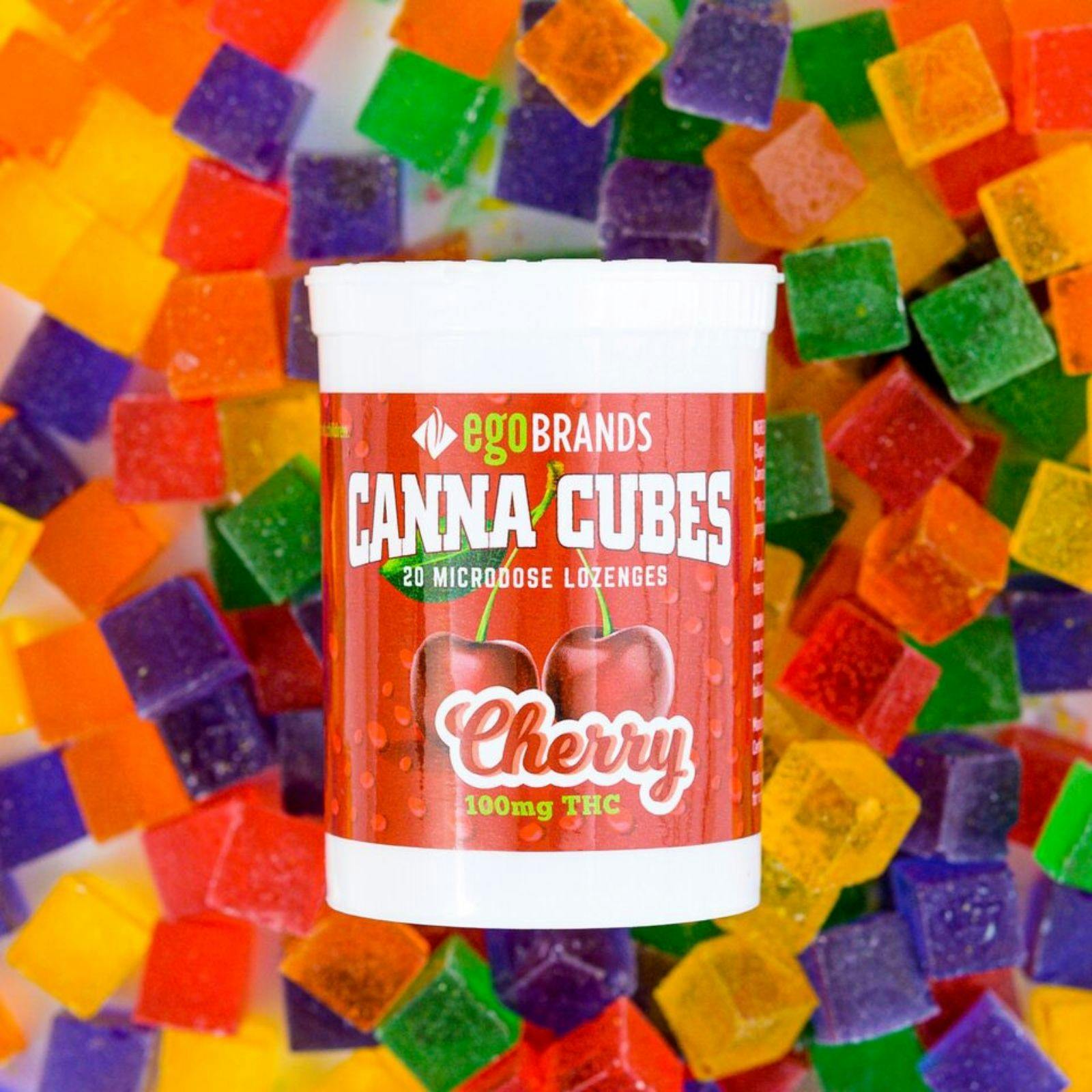 Evergreen Organix: Cherry Canna Cubes - 100mg | Leafly