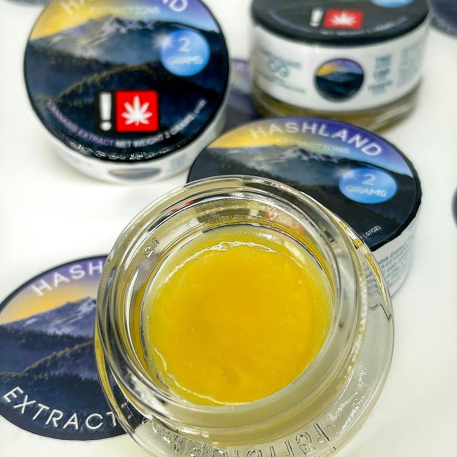 Funk Extracts 2 Gram Hashland Earthquake OG Batter Leafly